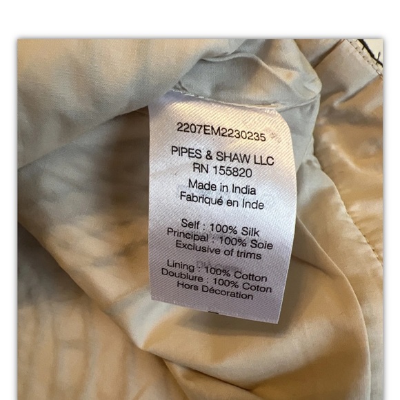 Veronica Beard Inga Sz 8- 10 Skirt EMBROIDERED Mini Beaded Oyster 100% Silk NWT - Picture 13 of 16